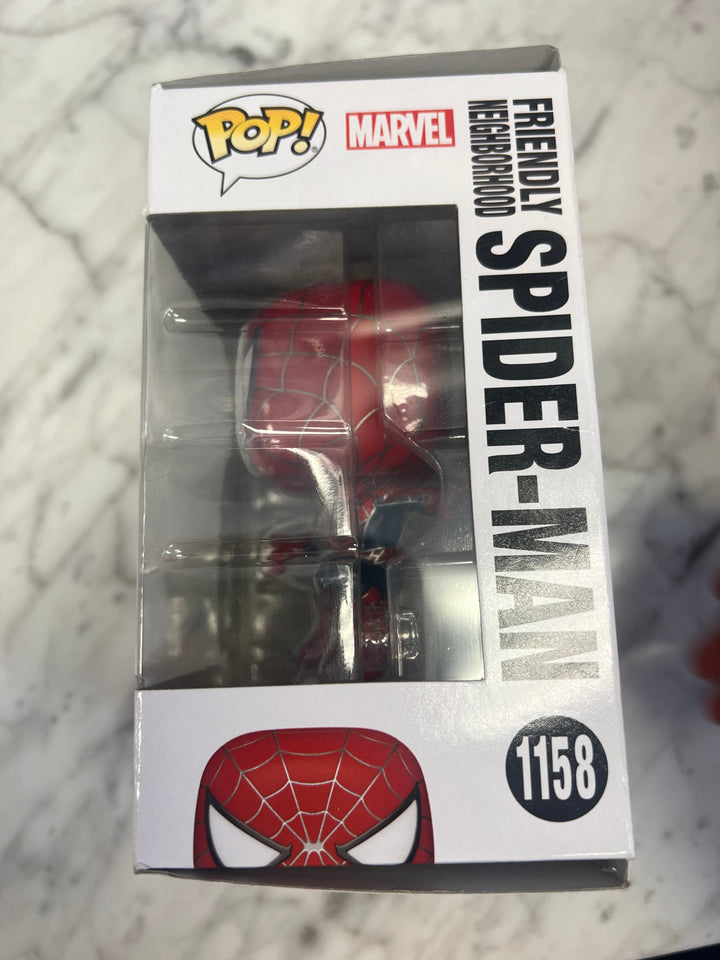 Funko POP Friendly Neighborhood Spiderman SM2 #1158 No Way Home Vinyl Figure FP72924