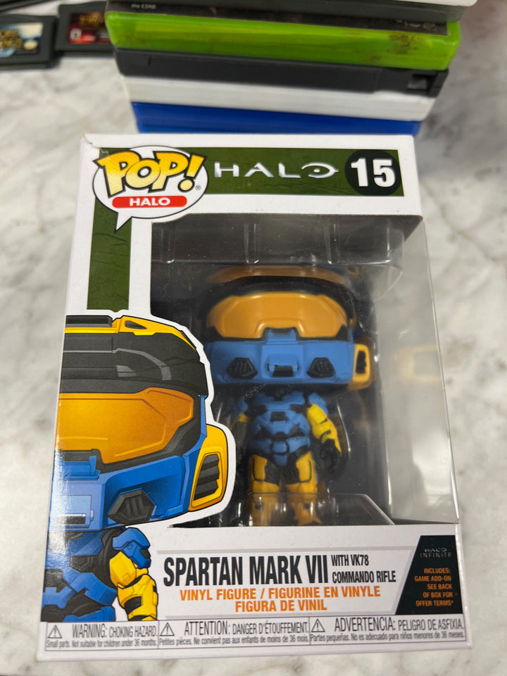 Spartan Mark VII with VK78 Commando Rifle Halo Funko Pop 15