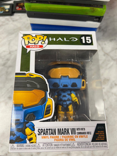 Spartan Mark VII with VK78 Commando Rifle Halo Funko Pop 15