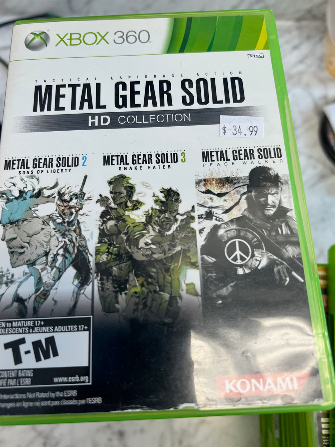 Metal Gear Solid HD Collection - Xbox 360 X5525