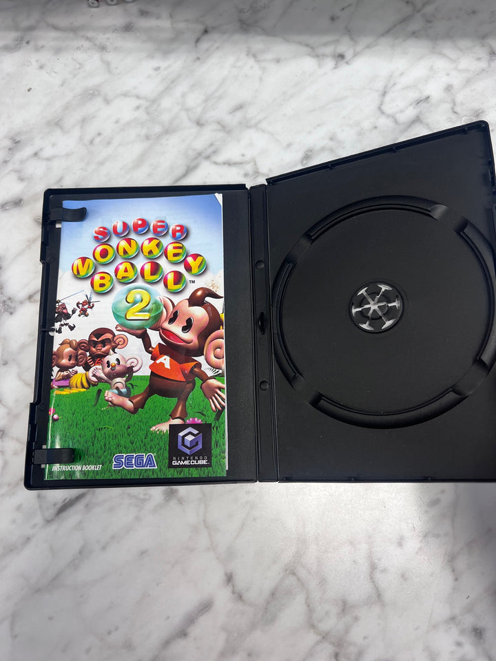 Suepr Monkey Ball 2 Nintendo Gamecube CASE & MANUAL ONLY CO103025