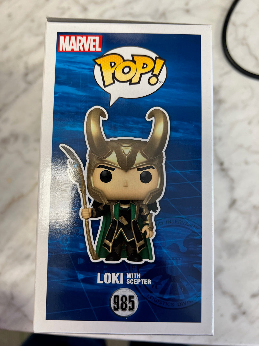 Funko Pop! Marvel Avenger Loki with Scepter GITD Glow in the Dark #985 FP12825