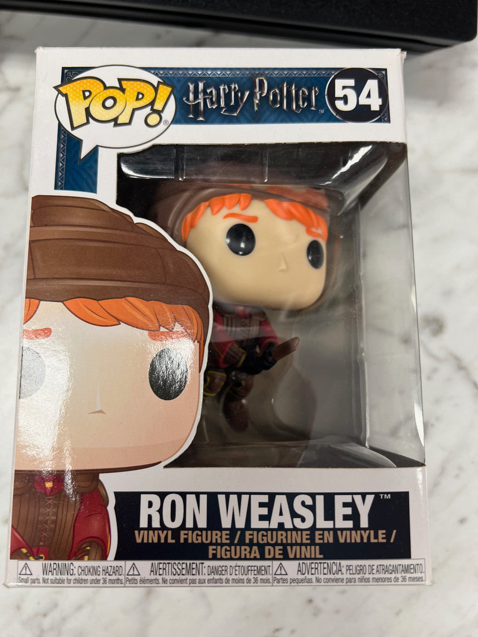 Ron Weasley on Quidditch broom Harry Potter Funko Pop figure