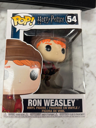 Ron Weasley on Quidditch broom Harry Potter Funko Pop figure