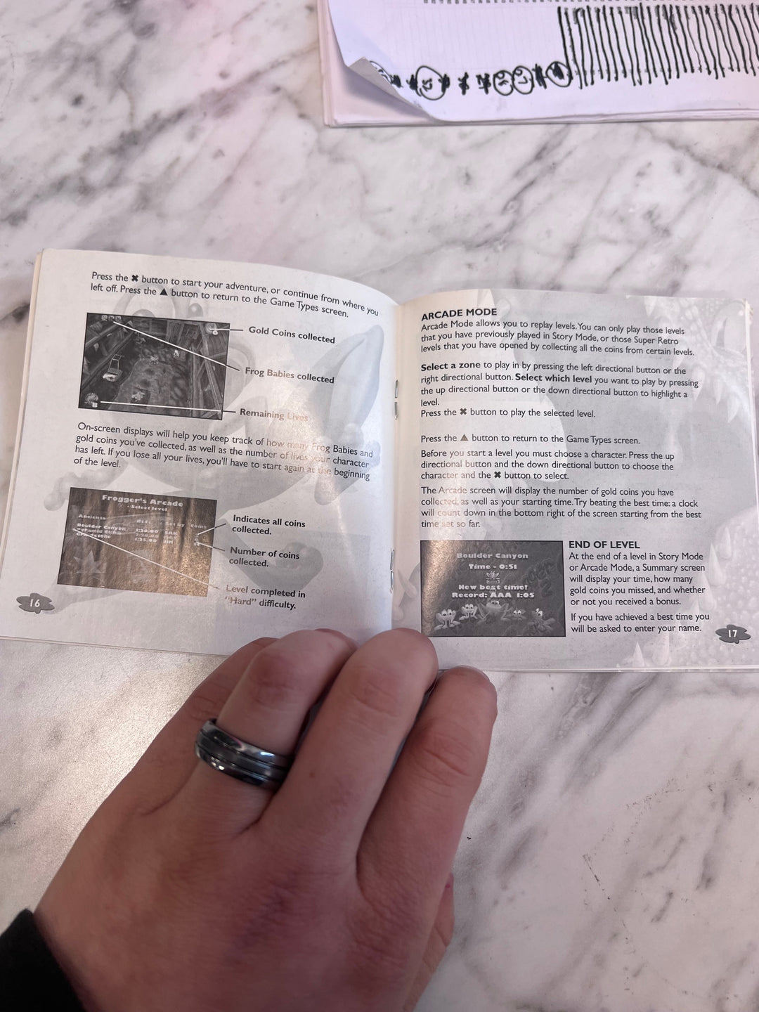 Frogger 2 PS1 Playstation MANUAL ONLY  MO103025