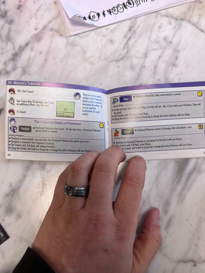 Pokemon Trading Card Game Boy Color MANUAL ONLY  MO103025