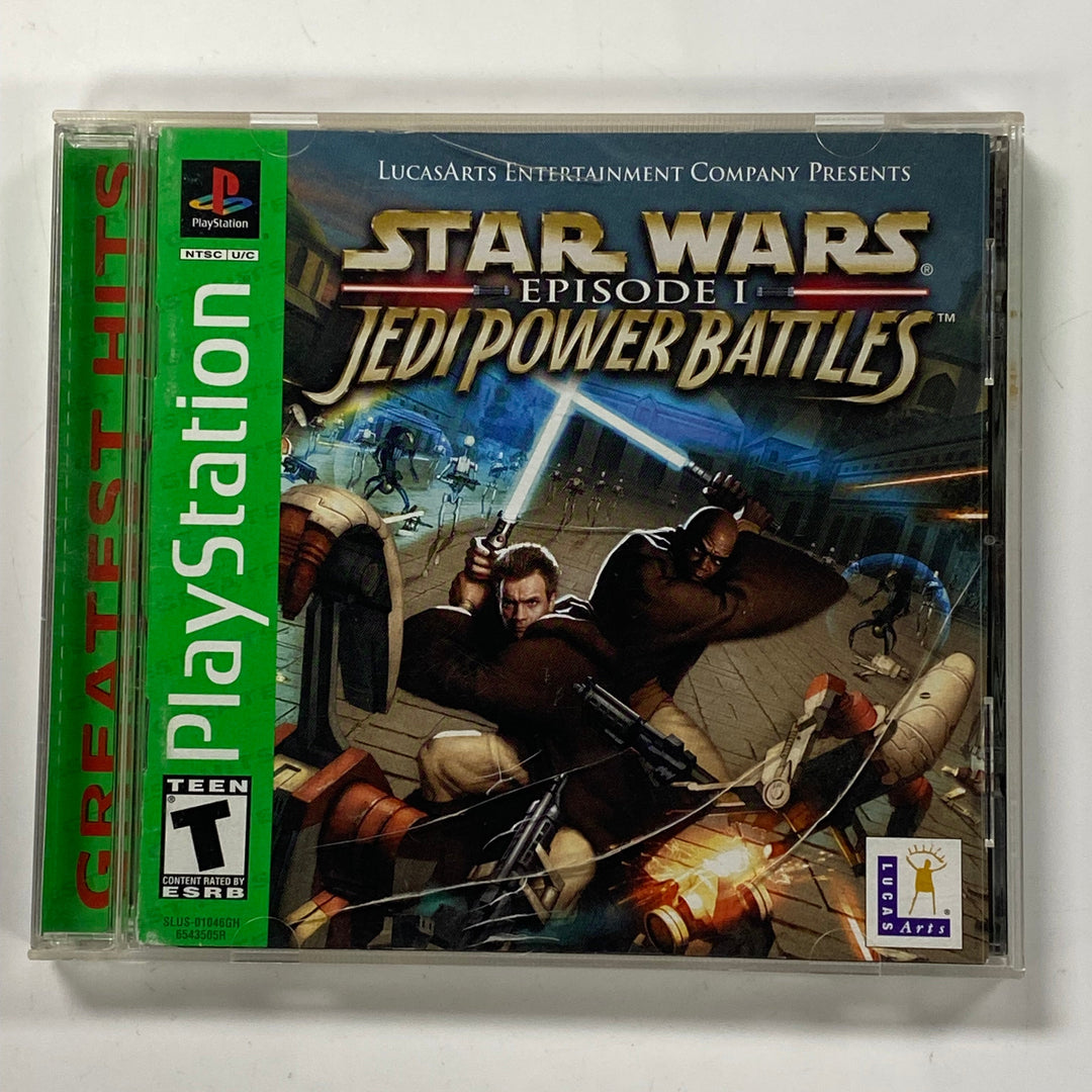 Star Wars Episode I (1) Jedi Power Battles Greatest Hits CASE ONLY