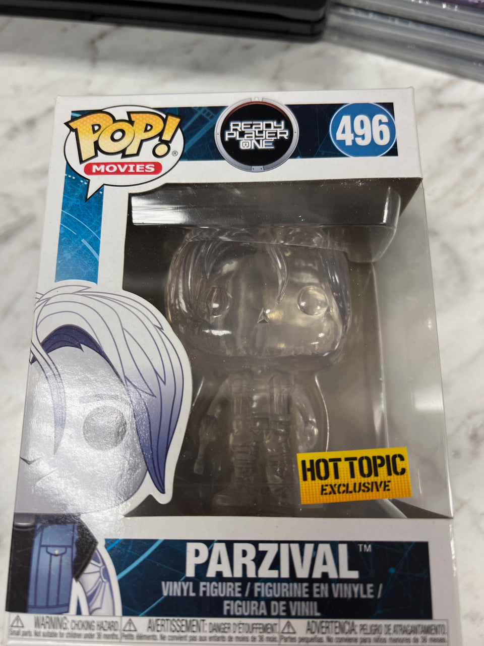 Parzival Ready Player One Hot Topic Exclusive Funko Pop figure 496