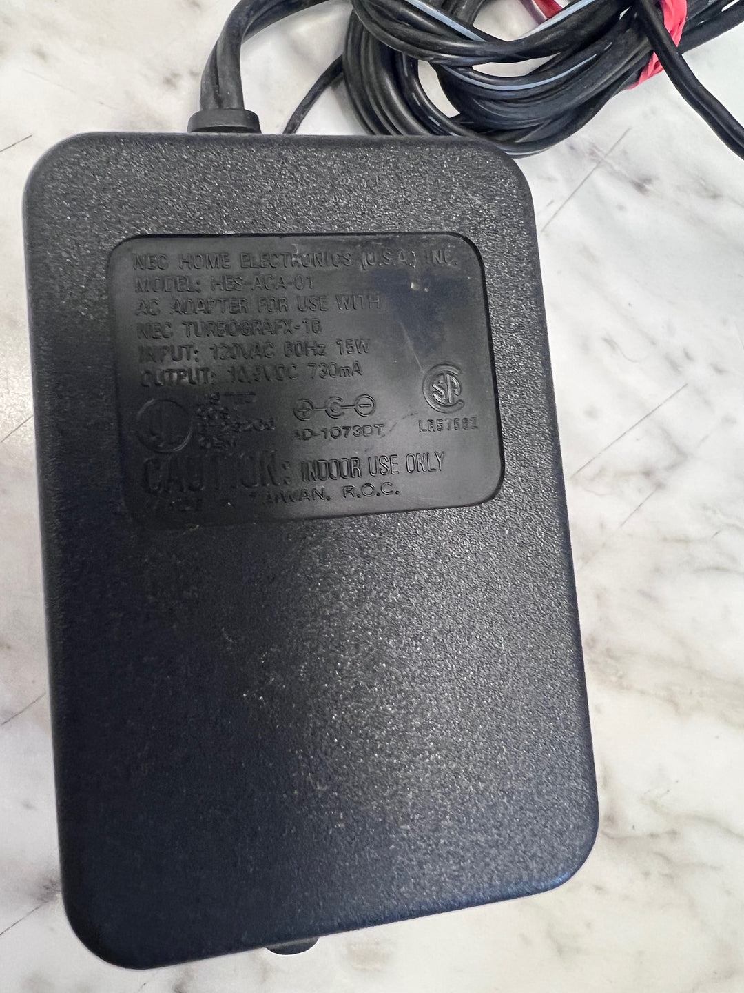 Official NEC TurboGrafx-16 AC Adapter HES-ACA-01 UA103025