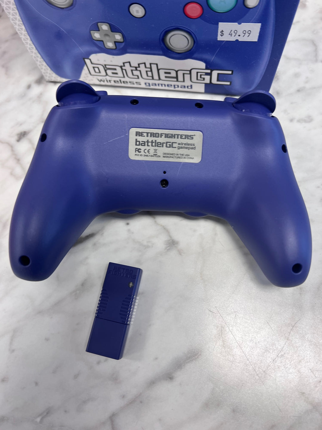 Retro Fighters BattlerGC Control Pad for Gamecube used NO GAMECUBE DONGLE UA103025