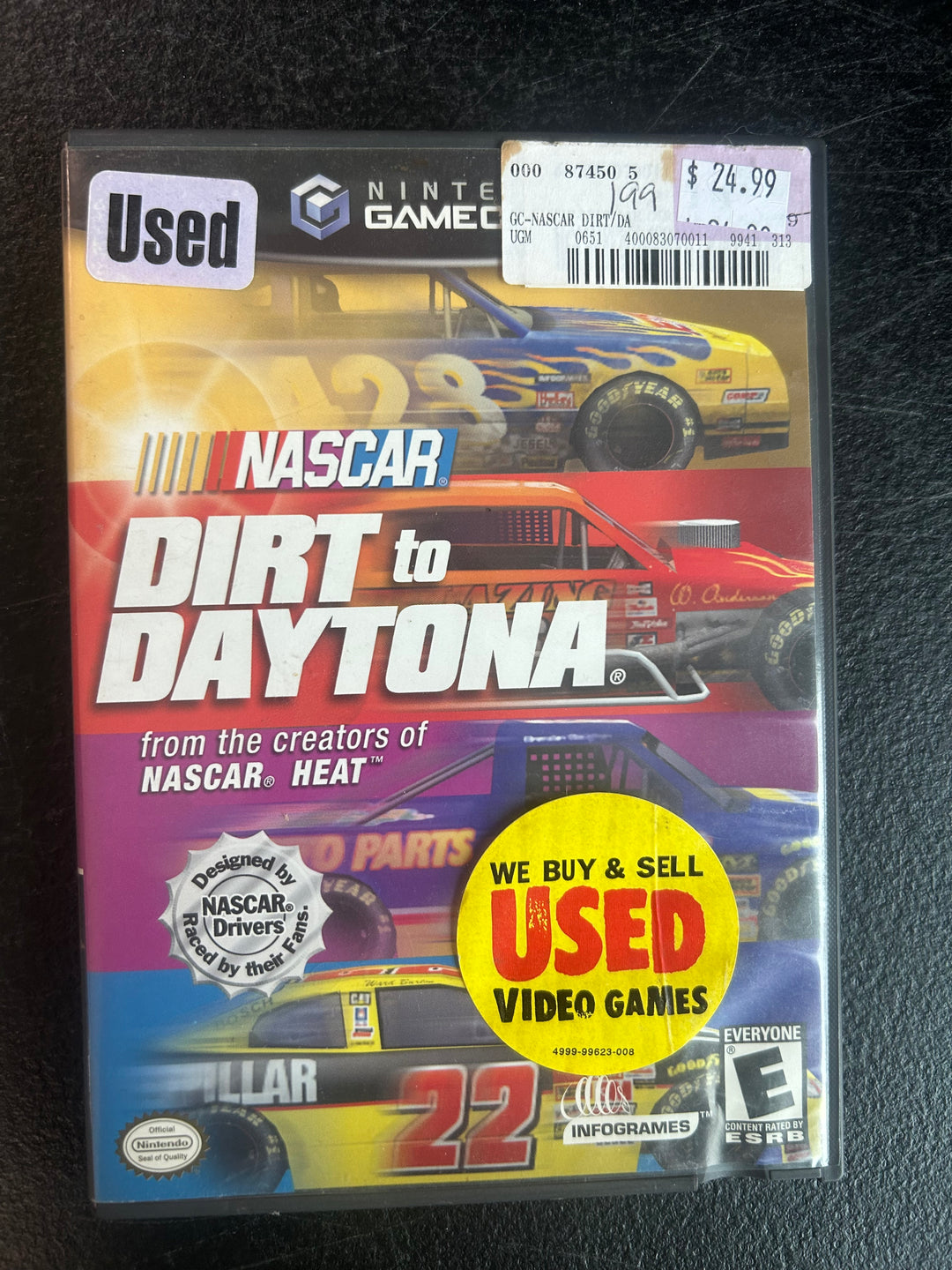 NASCAR Dirt to Daytona - Gamecube G4325