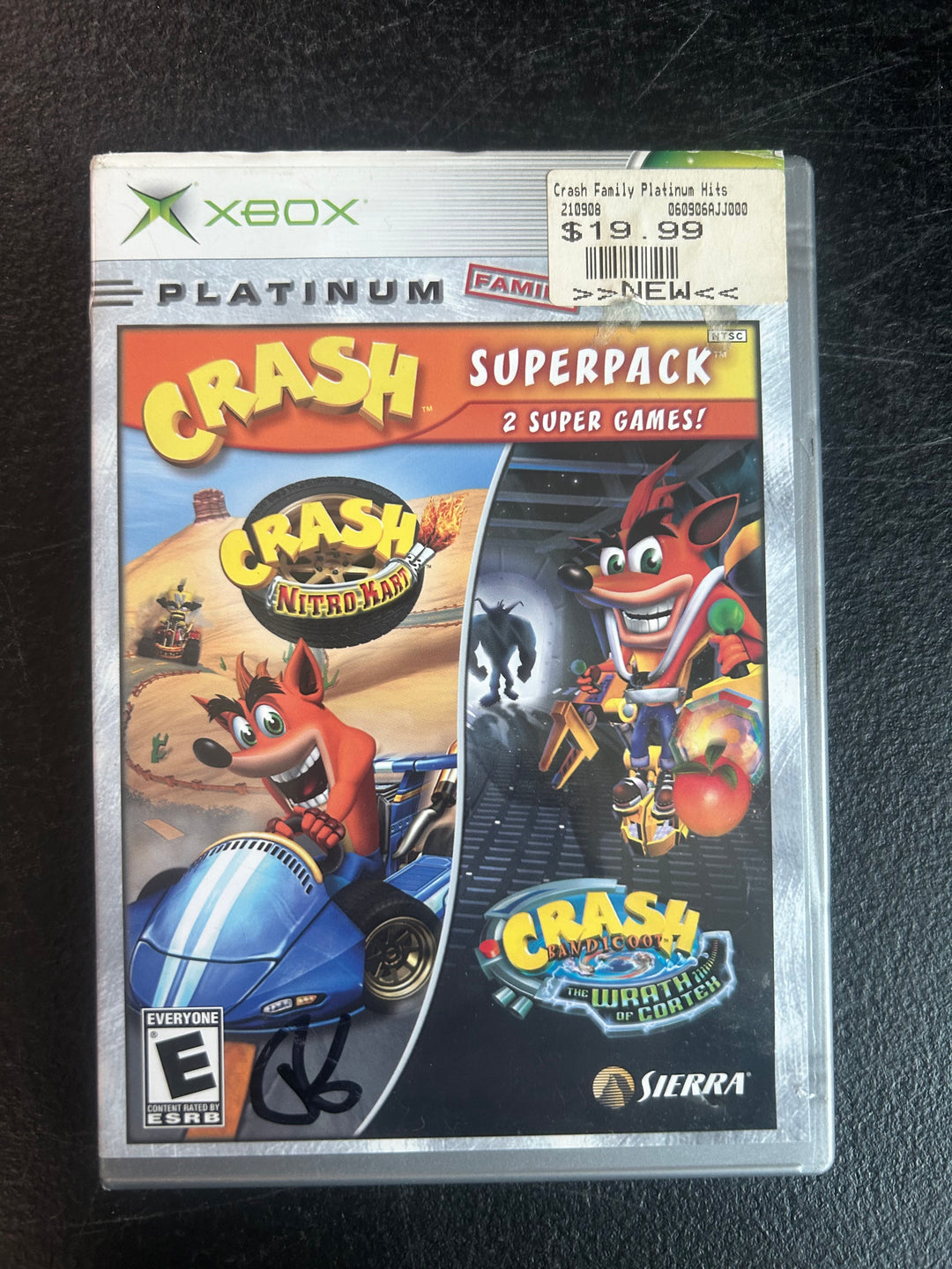 Crash Bandicoot Super Pack (Crash: Nitro Kart and Crash Bandicoot: The Wrath of Cortex) - Original Xbox DI41926