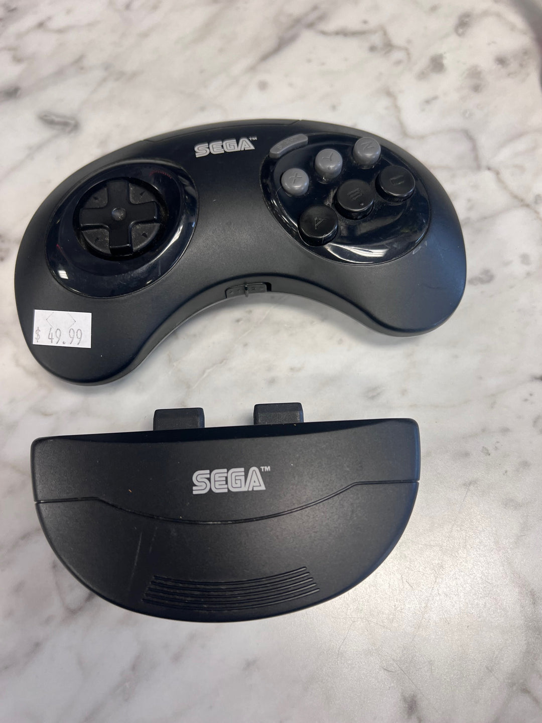 Official Sega Genesis Wireless Controller W/ Receiver MK-1629, MK-1648 UA103025