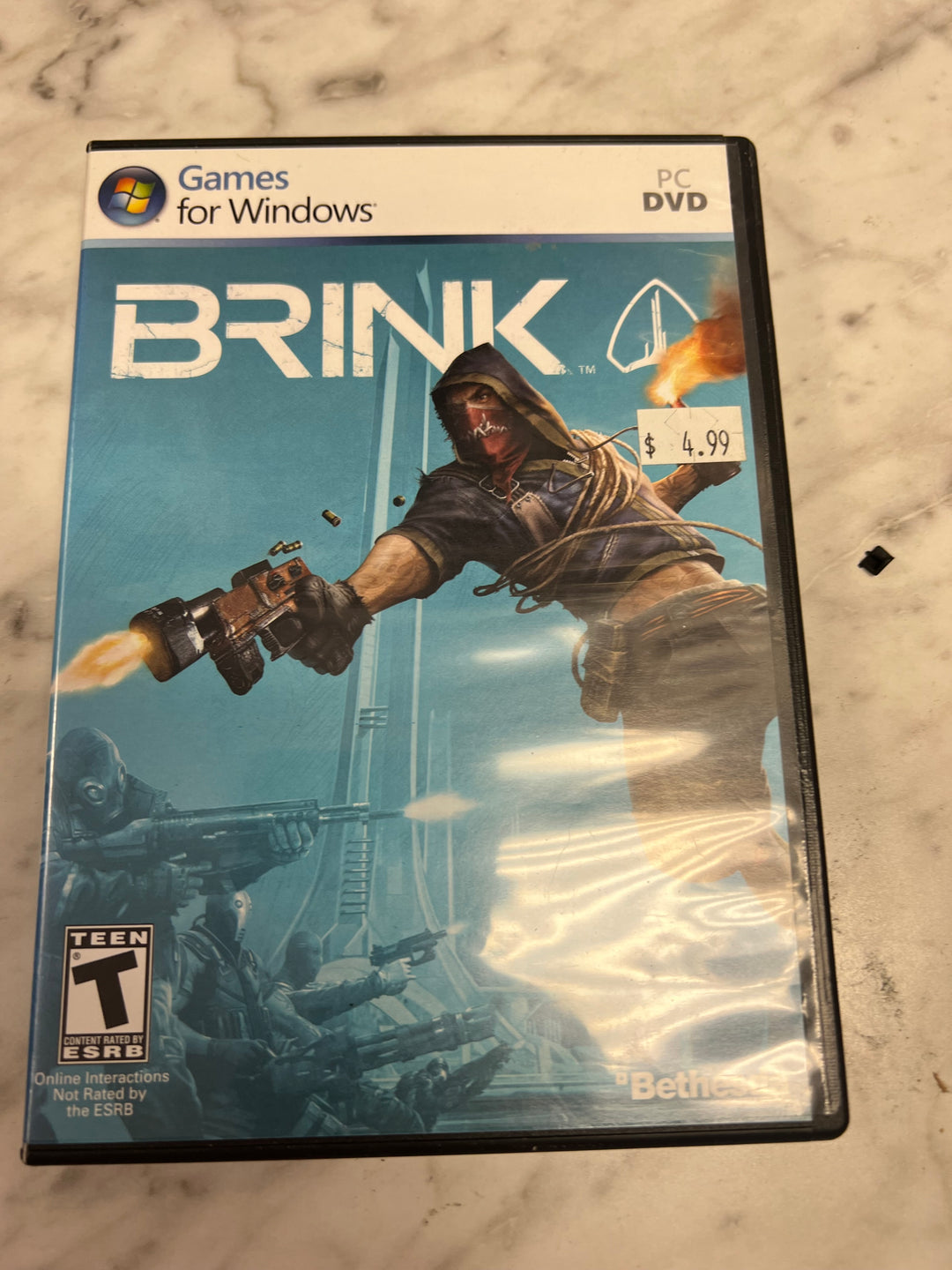 Brink Complete CIB CD DVD Manual Key 2011 Bethesda PC Windows    PC73024