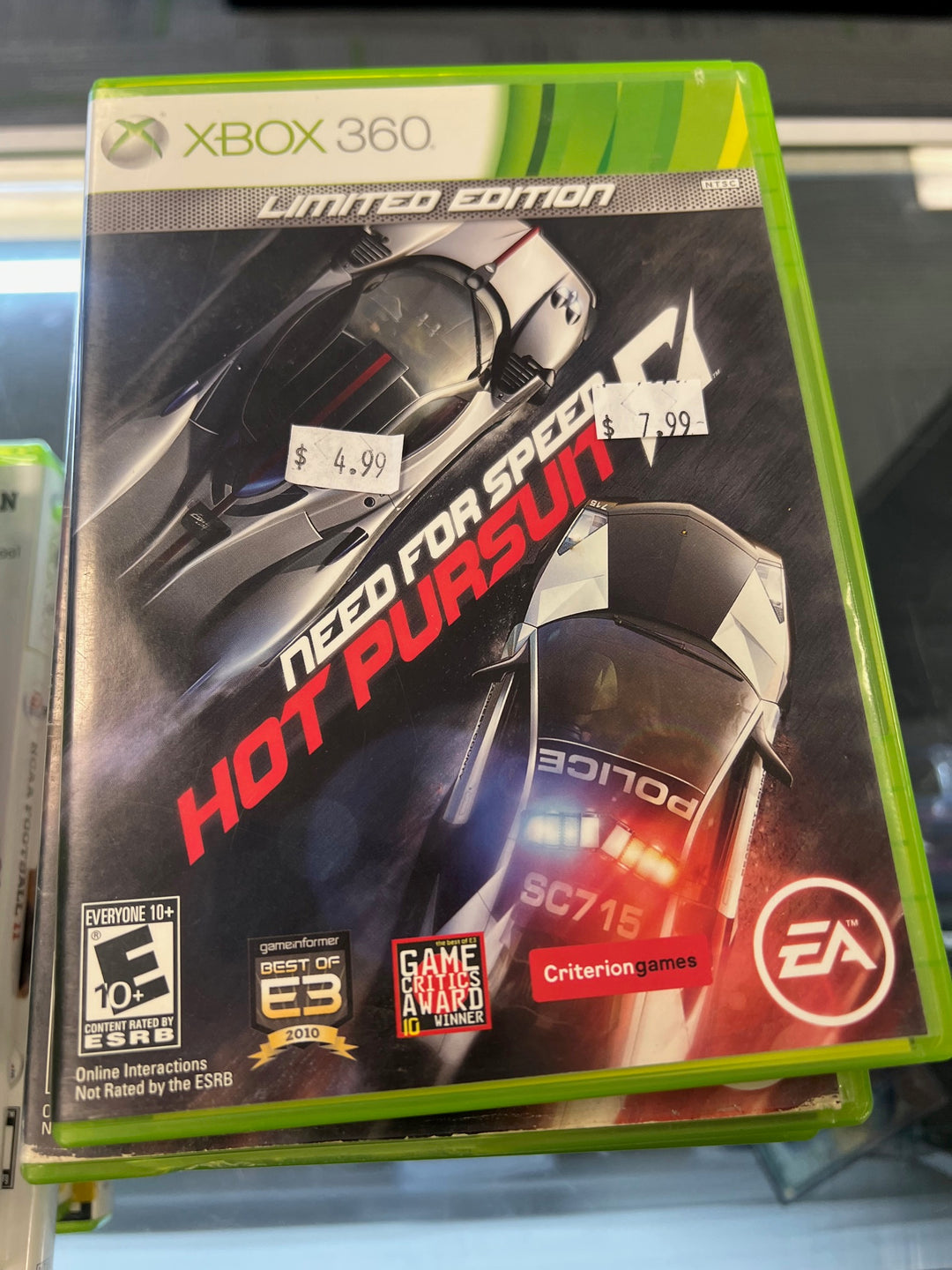 Need for Speed Hot Pursuit - Xbox 360 X5525