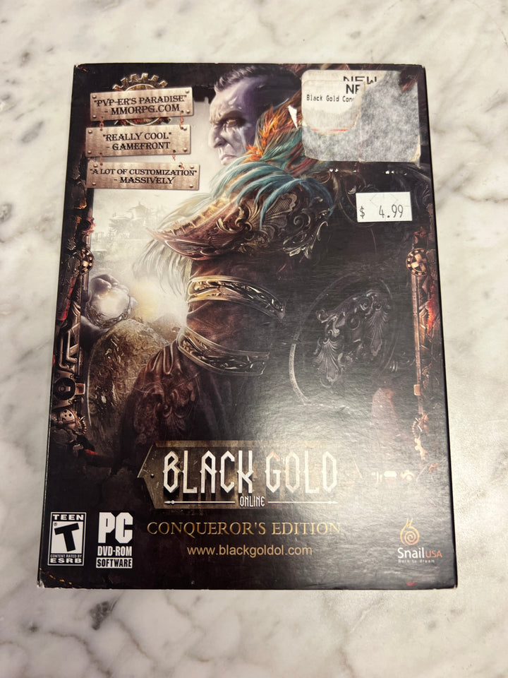 Black Gold Online Conqueror's Edition PC DVD-ROM   PC73024