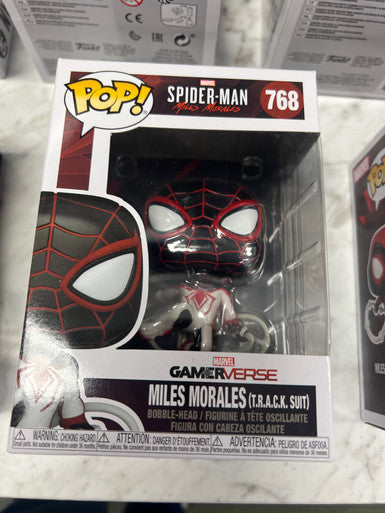 Miles Morales T.R.A.C.K. Track Suit version Spider-man funko pop 768