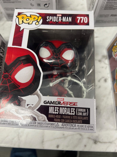 Miles Morales Crimson Cowl Suit Funko Pop Spider-man 770