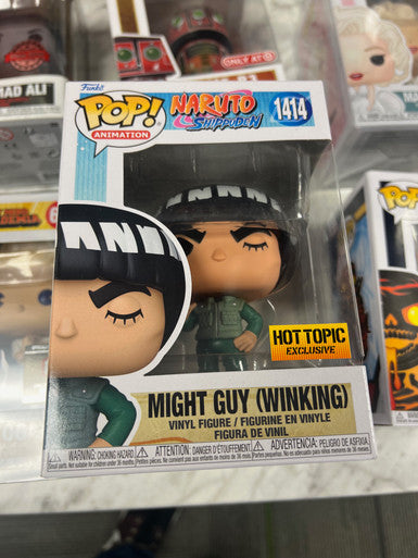 Might Guy Winking Hot Topic Exclusive Funko Pop Figure 1414