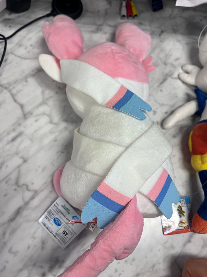 Bandai Spirits Pokemon Pocket Monsters Sylveon 13" Plush w/ tags PL103025