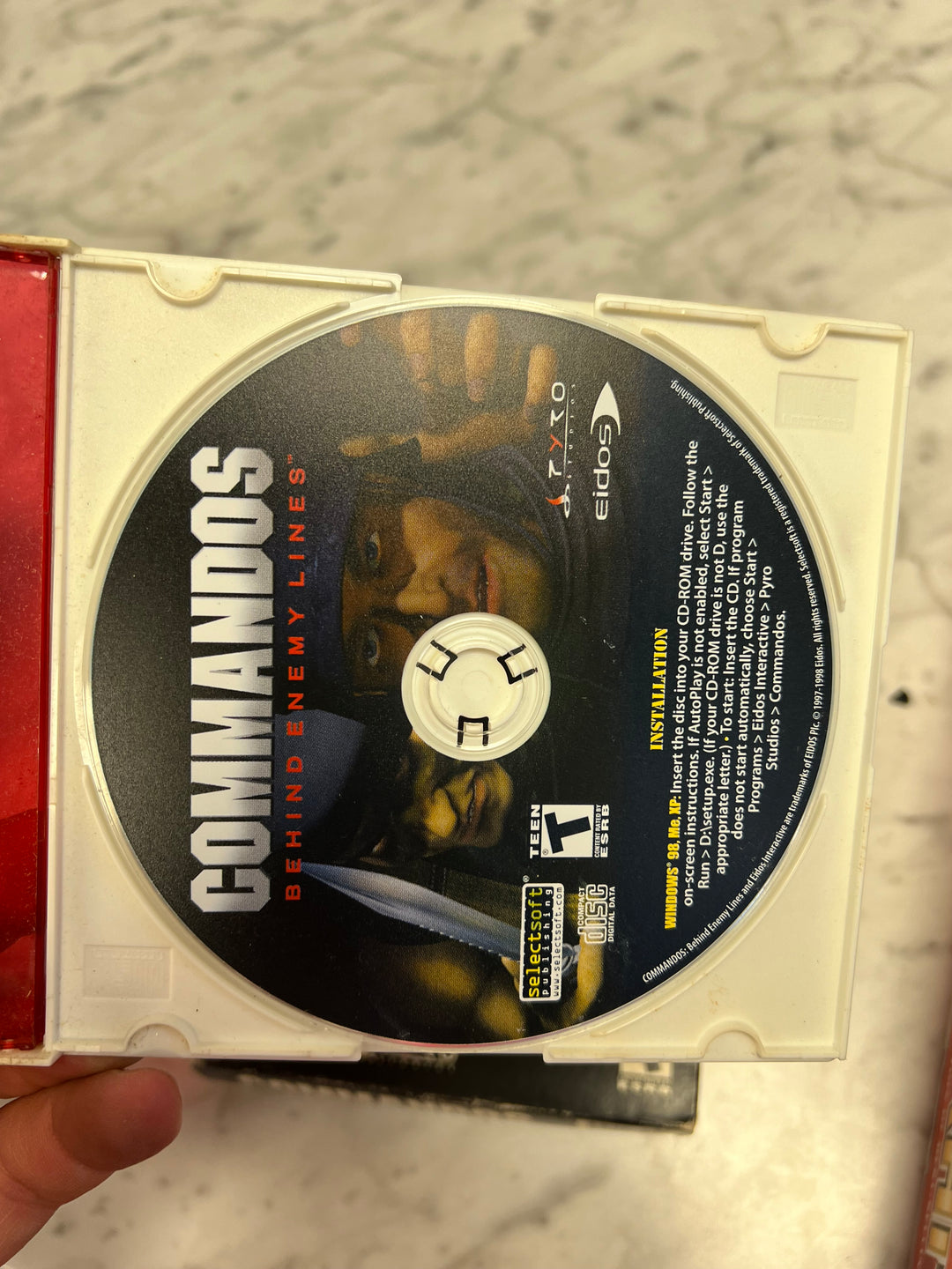 Vintage PC CD-Rom Video Game Commandos Behind Enemy Lines     PC73024