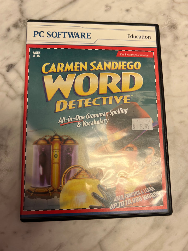 Carmen Sandiego WORD DETECTIVE PC CD-ROM Windows & Mac     PC73024