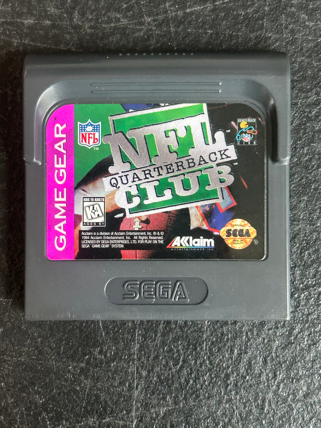 NFL Quarterback Club 95 - Sega Game Gear NI42026