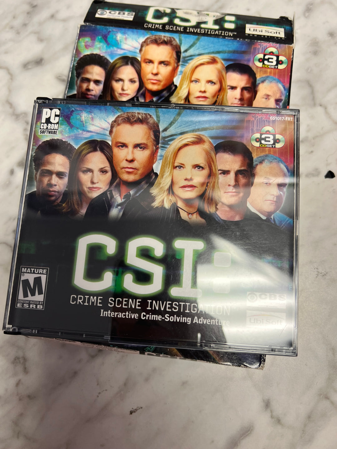 CSI: Crime Scene Investigation (Windows 3-Disc Set PC CD-ROM, 2003 w/ Manual)    PC73024