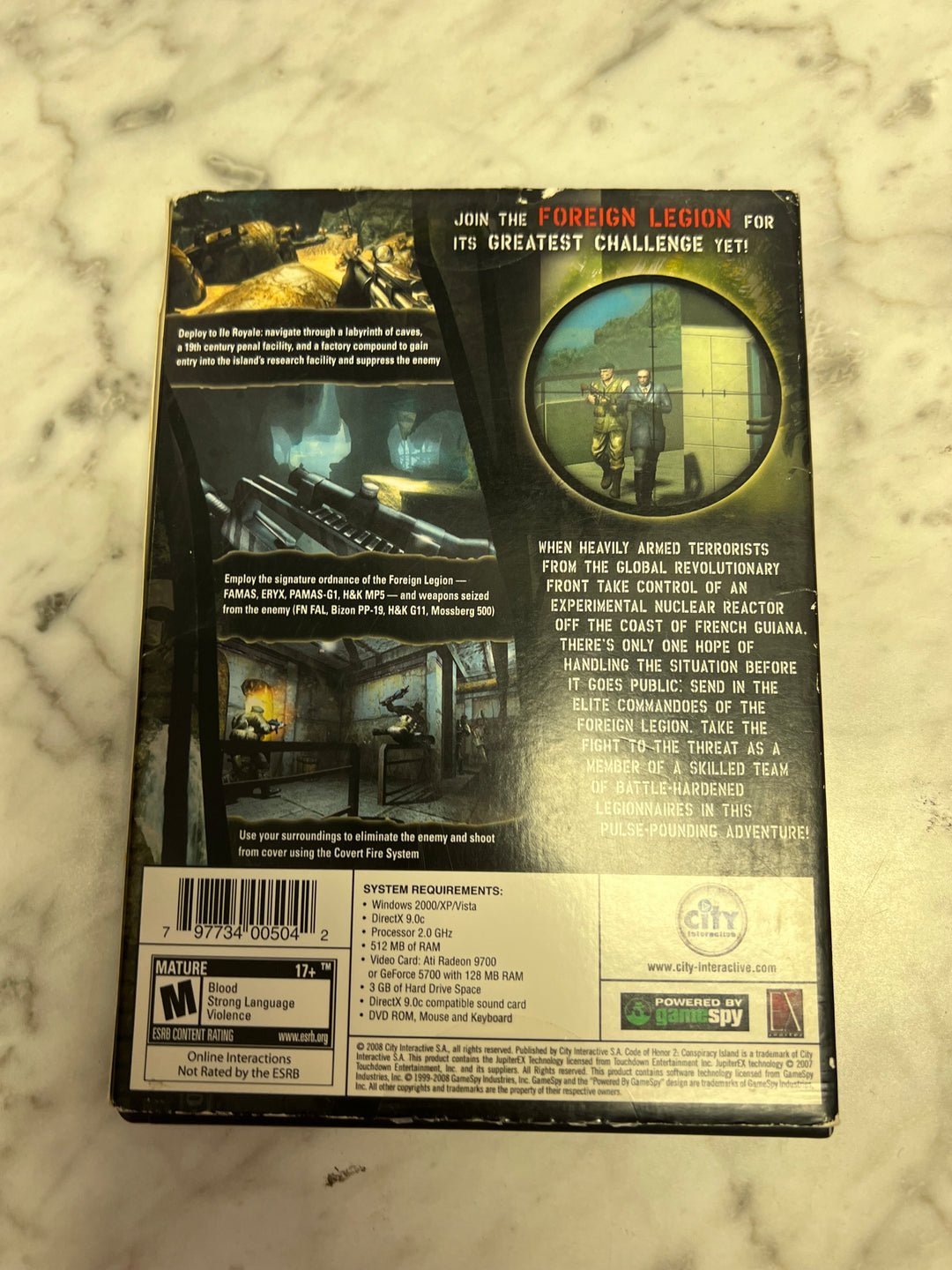 Code of Honor 2 Conspiracy Island PC DVD-ROM    PC73024