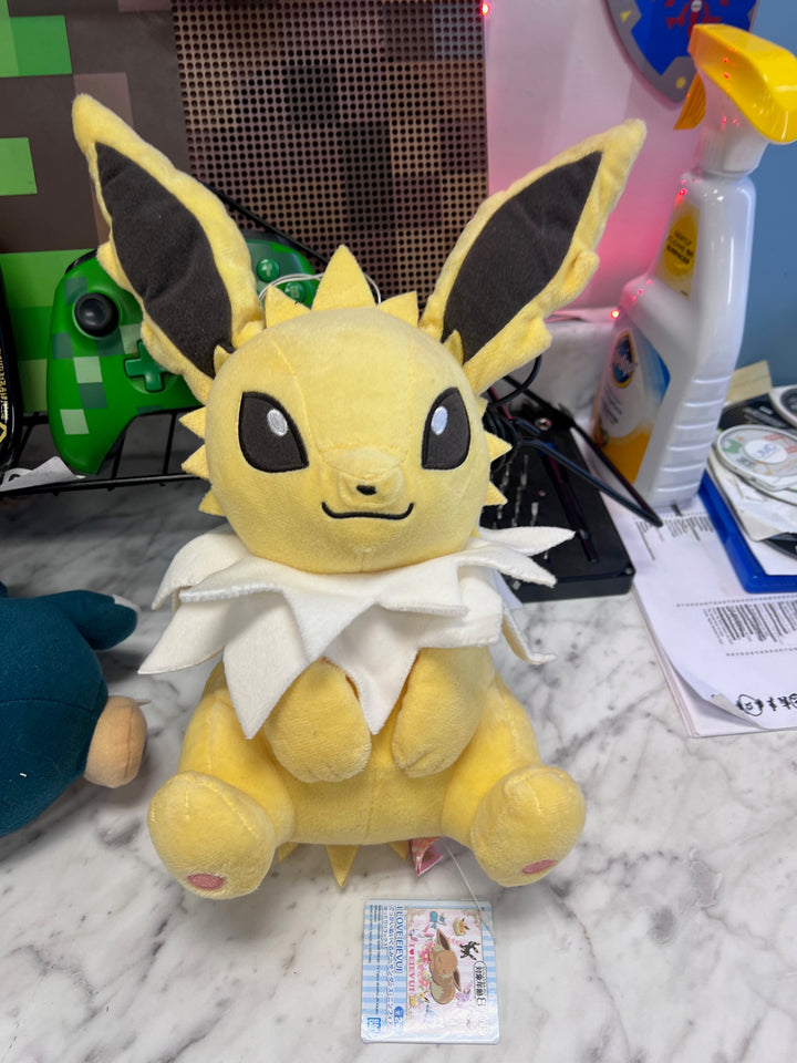 Pokemon Eevee Toy Stuffed Doll I Love Eievui Bandai Spirits 15" Plush w/ tags PL103025