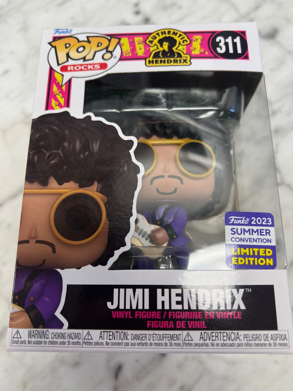 Jimi Hendrix Authentic Summer Convention Edition Funko Pop figure 311