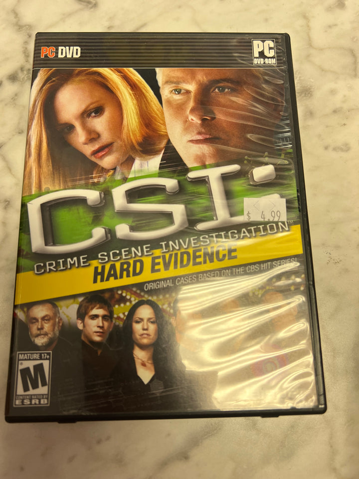 CSI Hard Evidence PC Game Windows 2000 XP Vista    PC73024