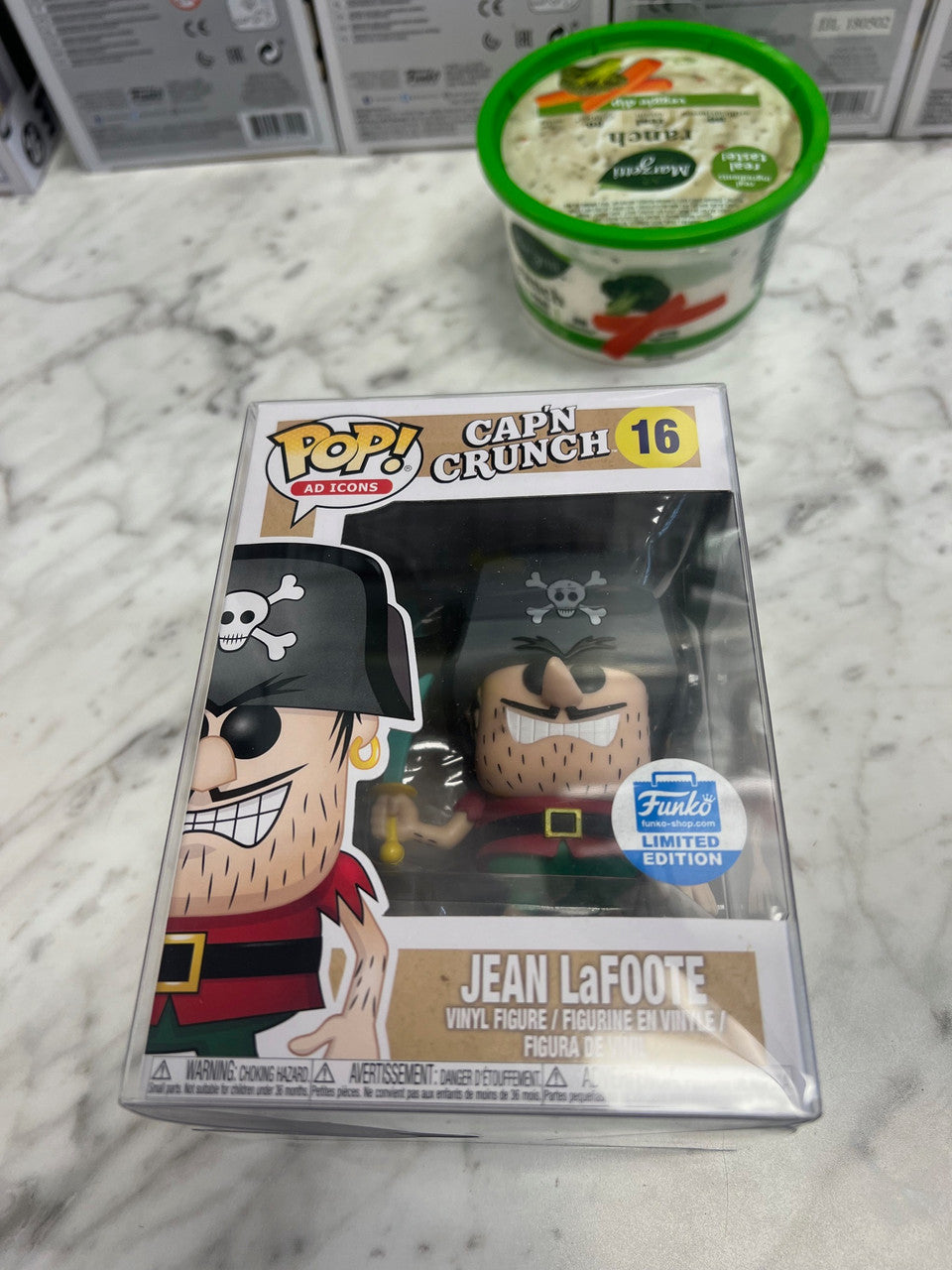 Jean LaFoote Cap'n Crunch Funko Pop figure Limited