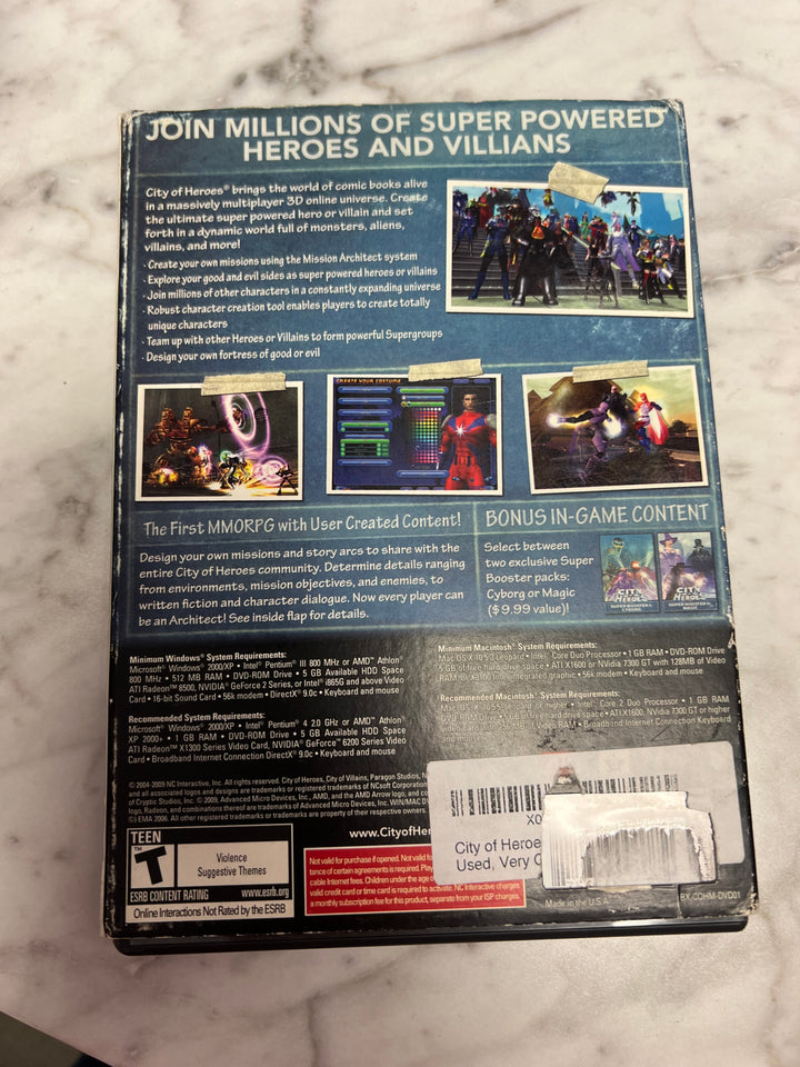 City of Heroes: Architect Edition (Windows/Mac, 2009) PC DVD-ROM    PC73024