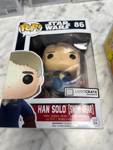 Han Solo Snow Gear Star Wars Funko Pop Loot Crate exclusive 86