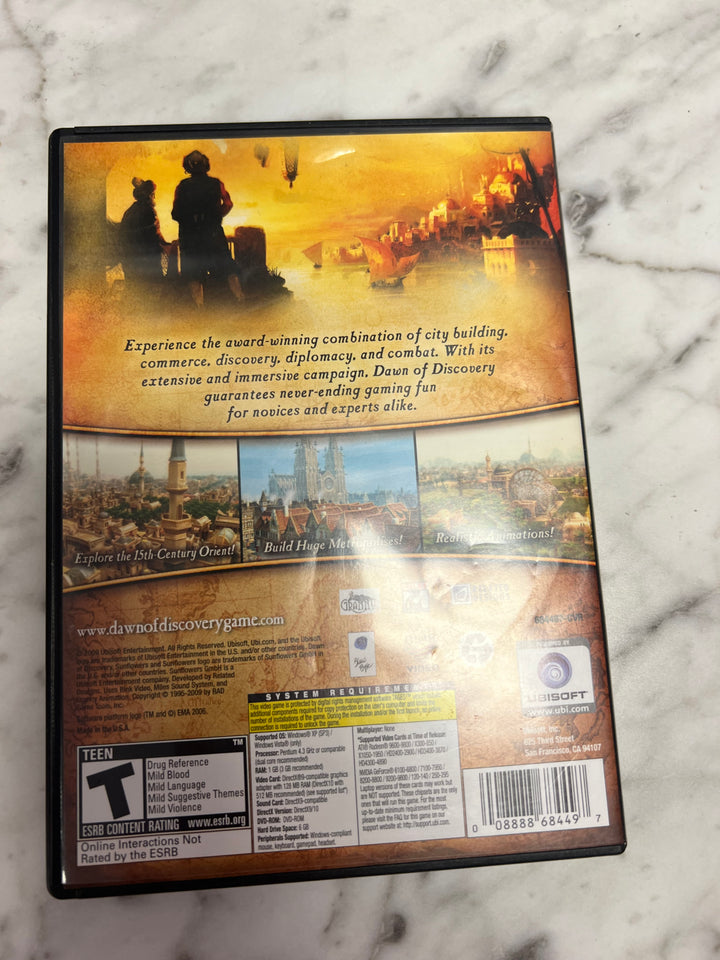 Dawn of Discovery (PC, 2009) PC DVD Online DVD-ROM Ubisoft    PC73024