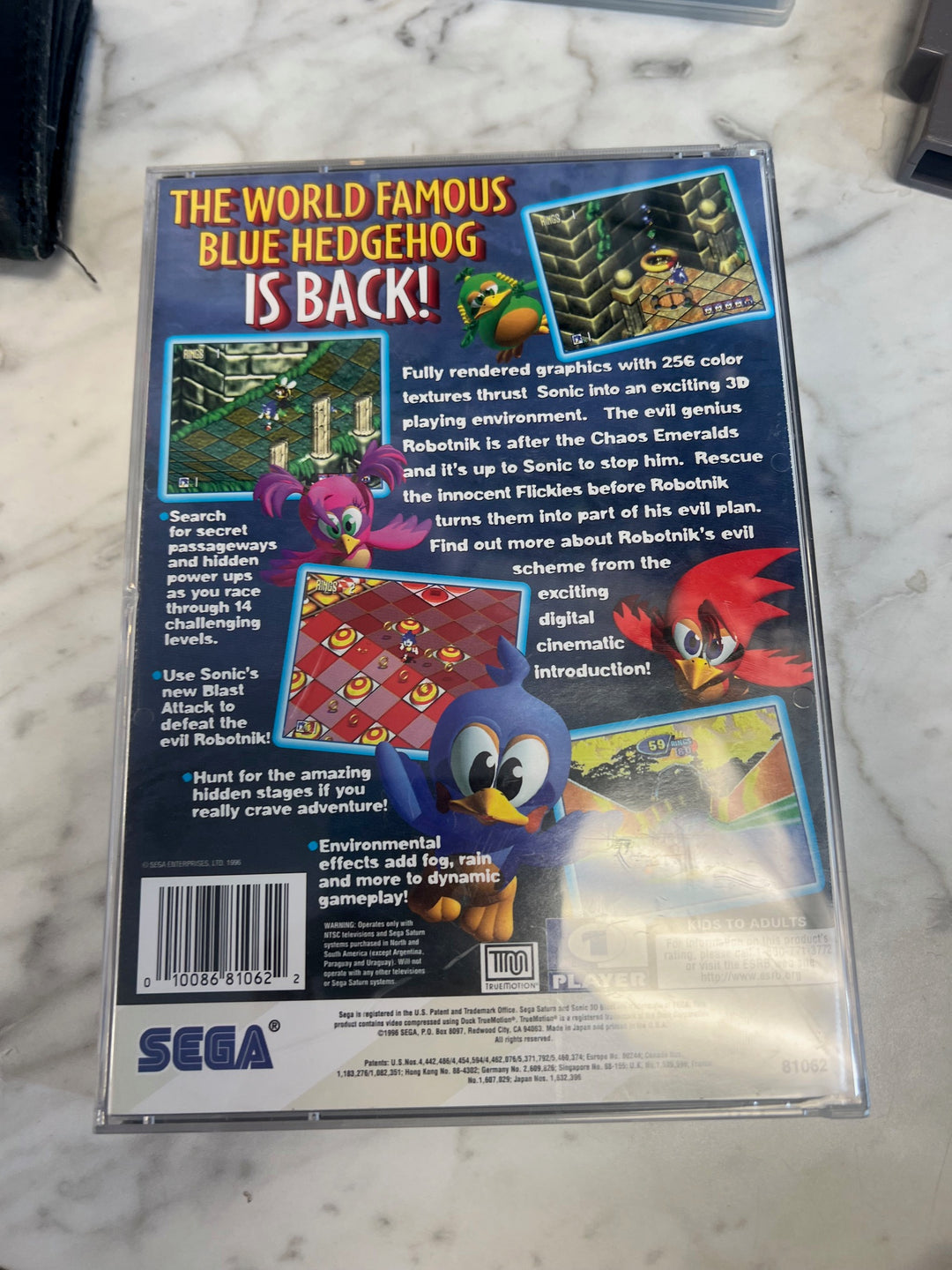 Sonic 3D Blast - Saturn  P73025