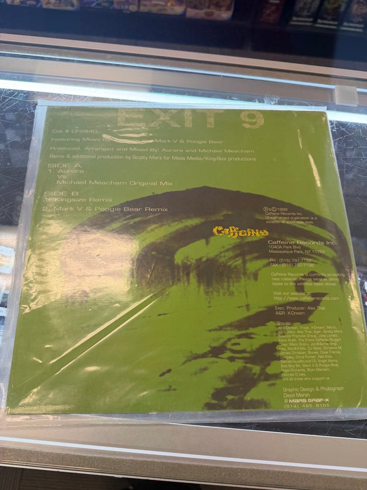 Aurora Vs Mike Meach - Exit 9 (NM) Vinyl Record VR012426