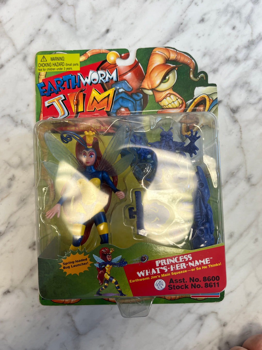 NEW SEALED Earthworm Jim Princess Whats-her-name Figure Playmates  DN10924