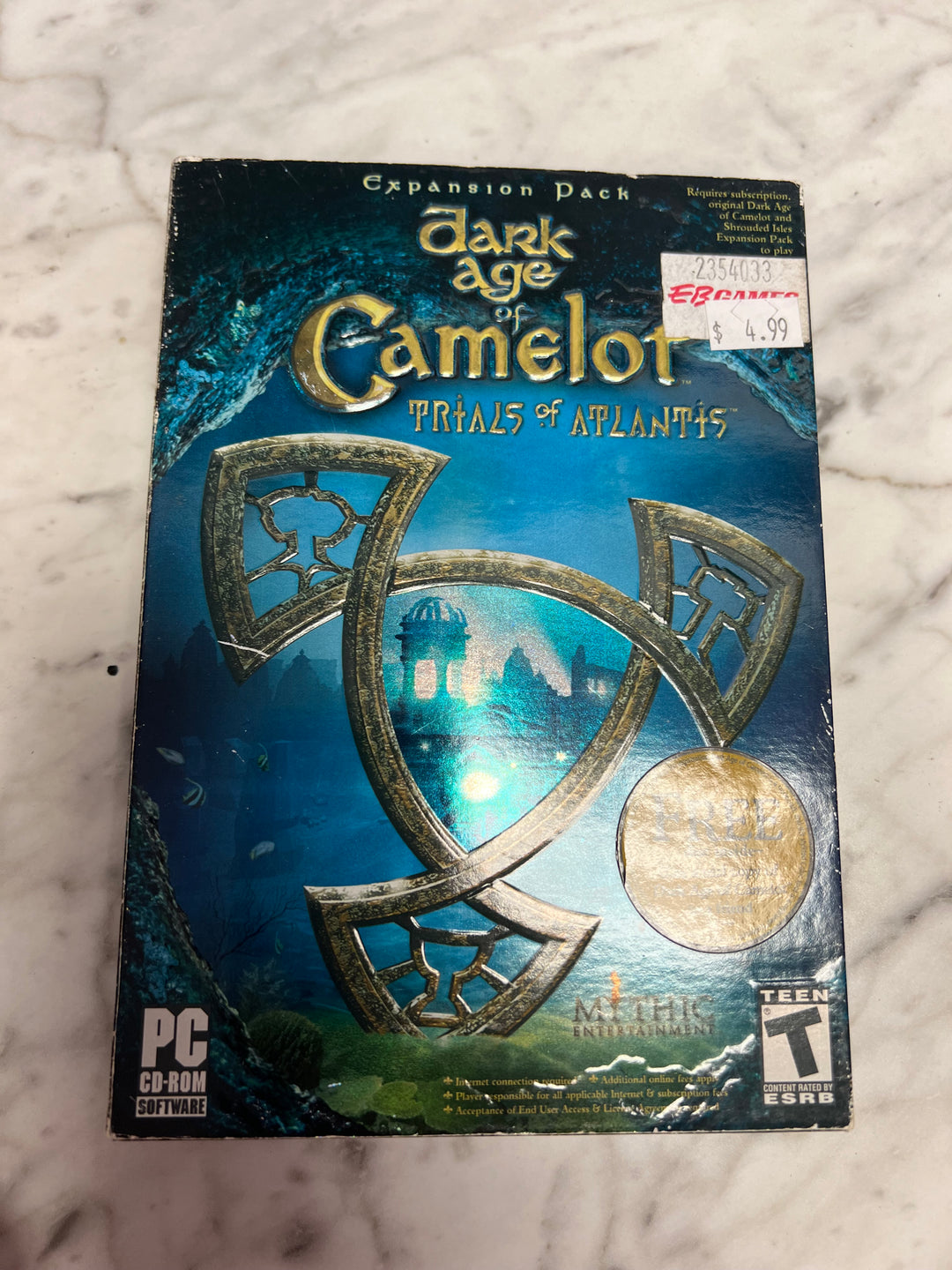 PC Game CD-ROM Dark Age of Camelot Trials of Atlantis Expansion Pack Complete    PC73024