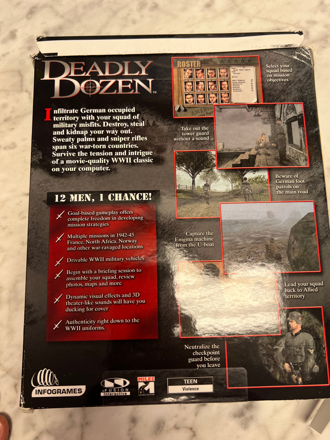 Deadly Dozen PC Big Box Infogrames    PC73024