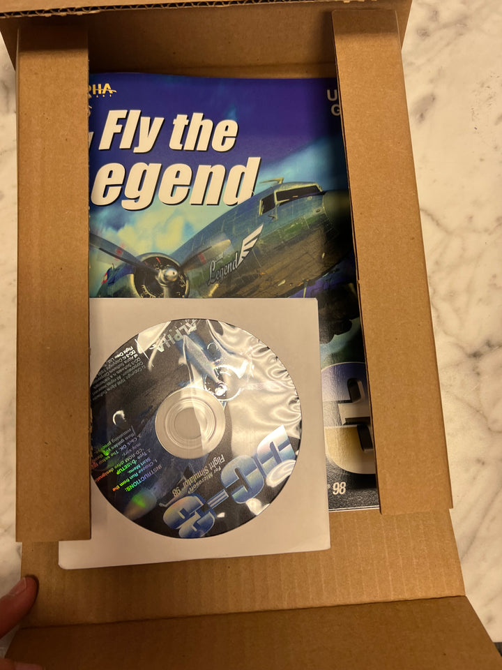 Alpha Software DC-3 Fly the Legend for Flight Simulator 98 PC CD-ROM    PC73024