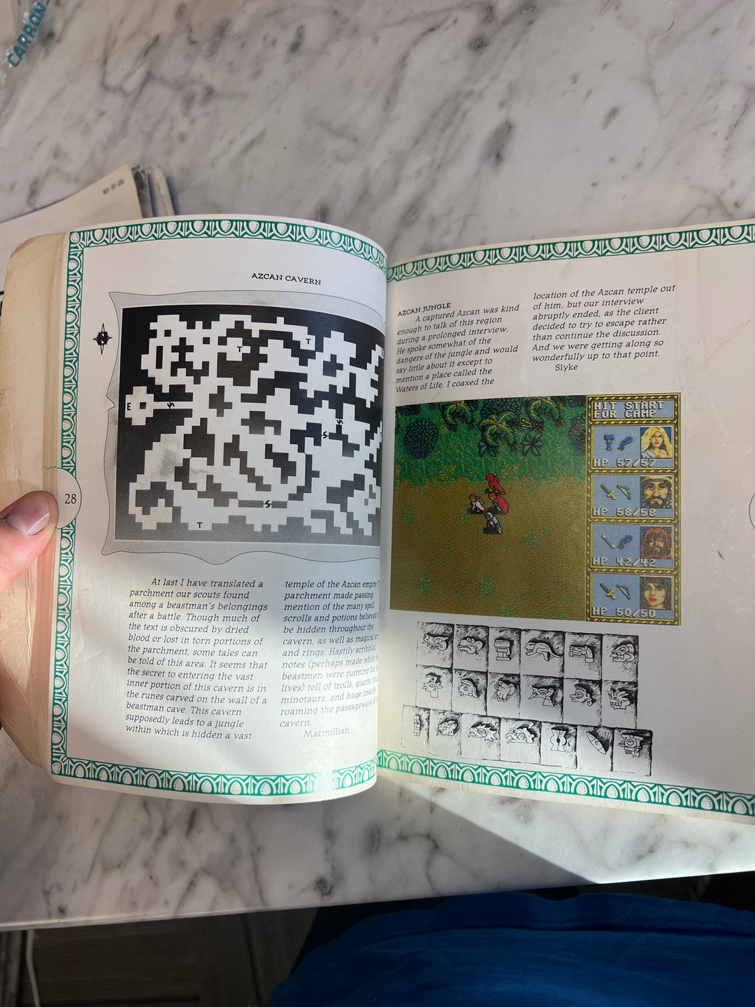 Dungeons & Dragons Warriors of the Eternal Sun Hint Book Sega Genesis Game Guide    DU10924