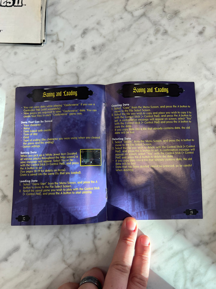 Castlevania 64 N64 Nintendo 64 MANUAL ONLY    DU10924