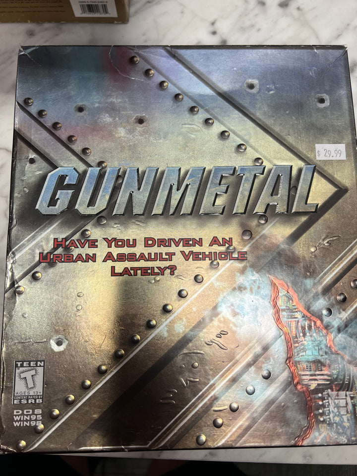 Gunmetal PC CD-ROM Game Big Box  PC73024