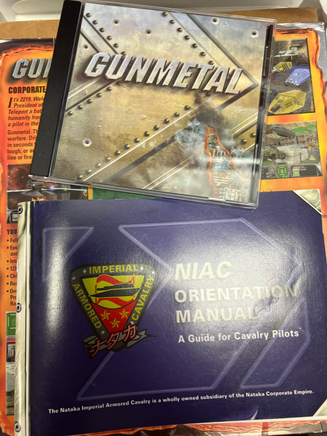 Gunmetal PC CD-ROM Game Big Box  PC73024