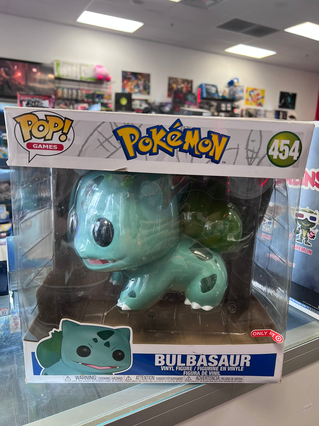 Funko Pop! Jumbo Bulbasaur #454 10 inch Squished Box Target Exclusive Pokemon FP31426