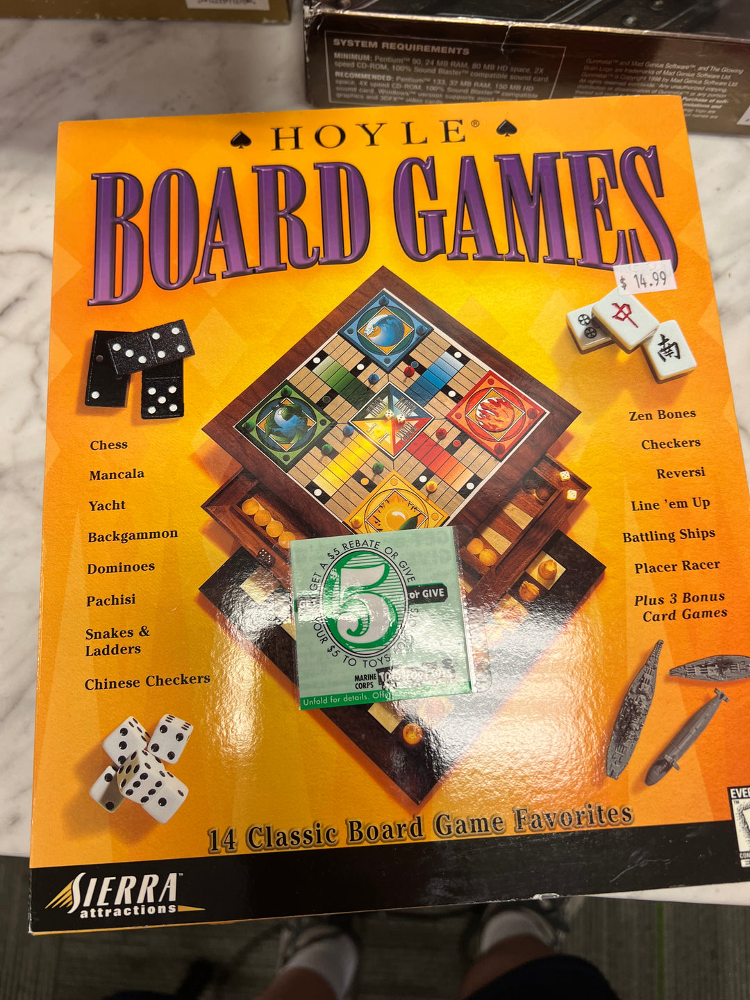 Hoyle Board Games PC CD-ROM Sealed  PC73024