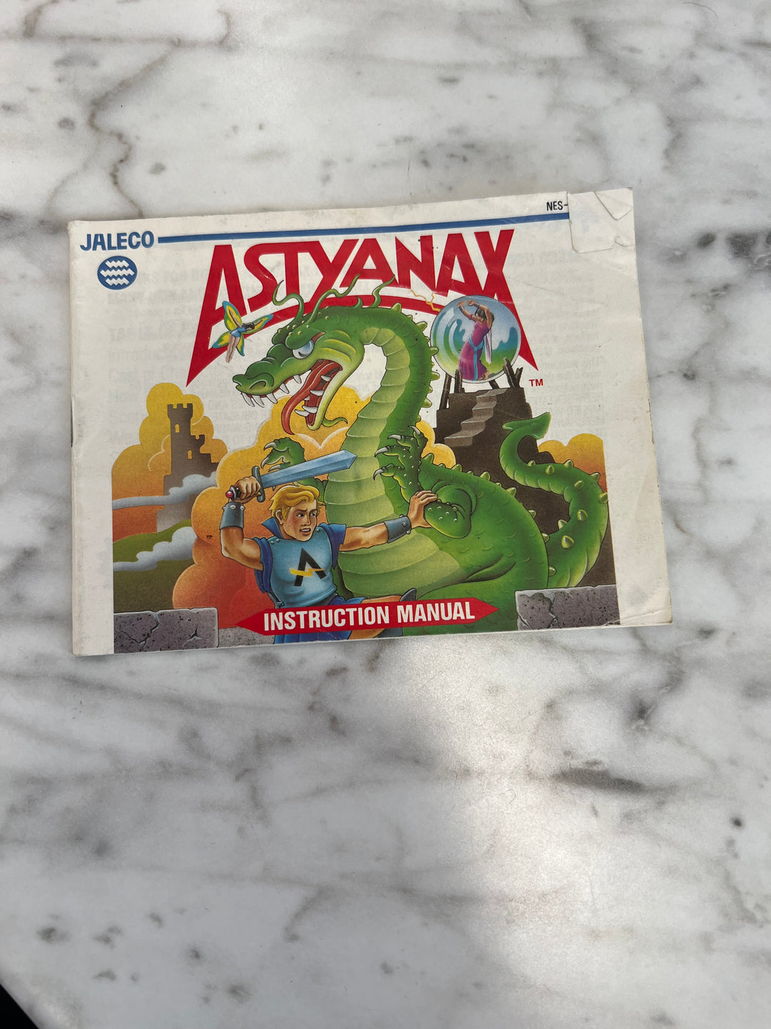 Astyanax NES Nintendo Entertainment System MANUAL ONLY    DU10924