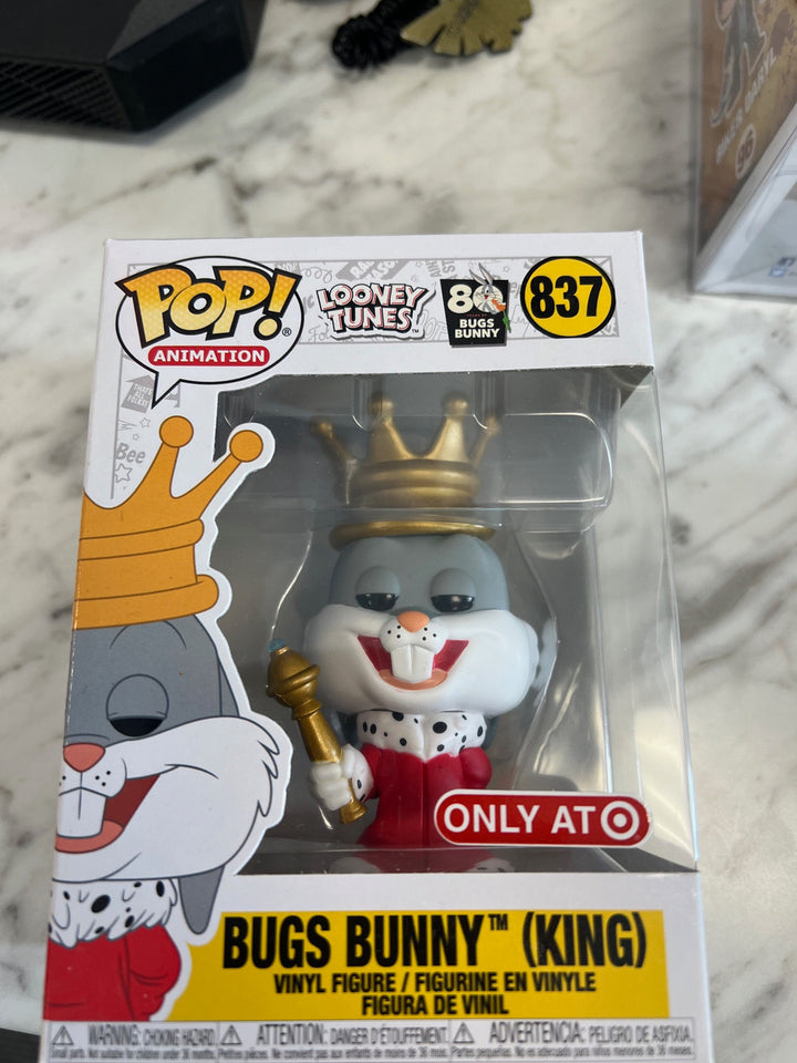 Bugs Bunny King Looney Tunes Funko Pop Vinyl Target Exclusive 837
